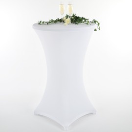 Gräfenstayn® Diana High Table Cover Various Colours and Sizes for a Table Diameter of 60 cm Diameter 70 cm Diameter 80 cm with Öko-Tex Standard 100 Seal Tested Confidence 30435, Ø 60