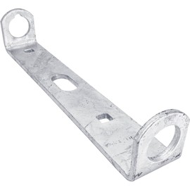 Chain Link 26" Drop Rod - Heavy Duty Gate and Dumpster Drop Rod Bar with Guide (Galvanized Steel)