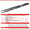 Baquetas Para Bateria Oniix By Vic Firth Medidas 5a 7a