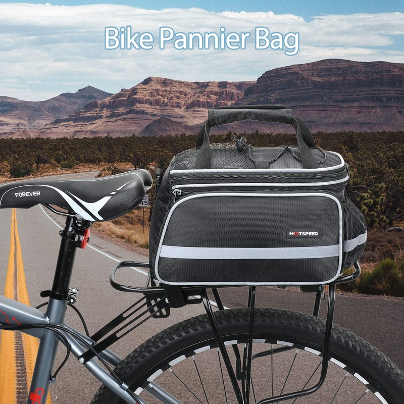 BAIGIO Bike Pannier Bag Waterproof Bicycle Rear Seat Trunk Panniers