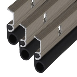 M-D Building Products 49002 Jamb-Up Weatherstrip with Screws, 36-by-84 Inches, Satin Nickel