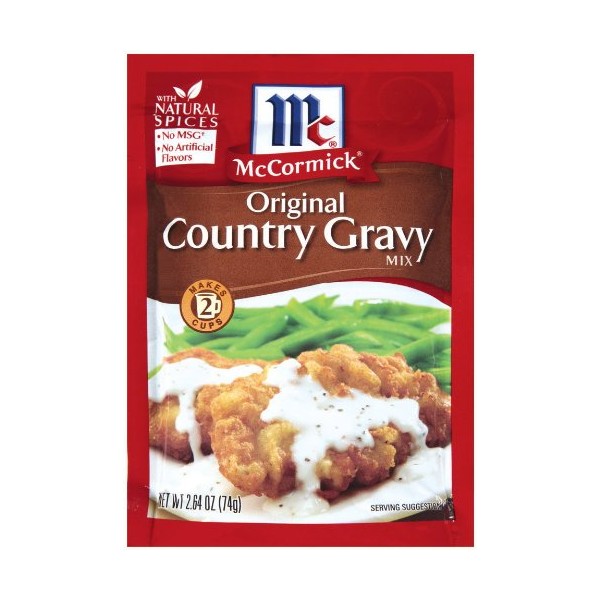 McCormick Country Gravy Original, 2.64-Ounce (Pack of 12)