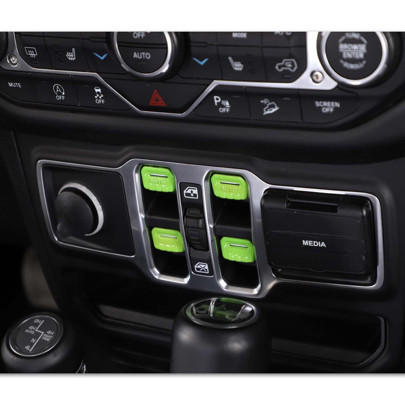 SQQP Window Switch Button Cover Trim Interior Accessories Fit for