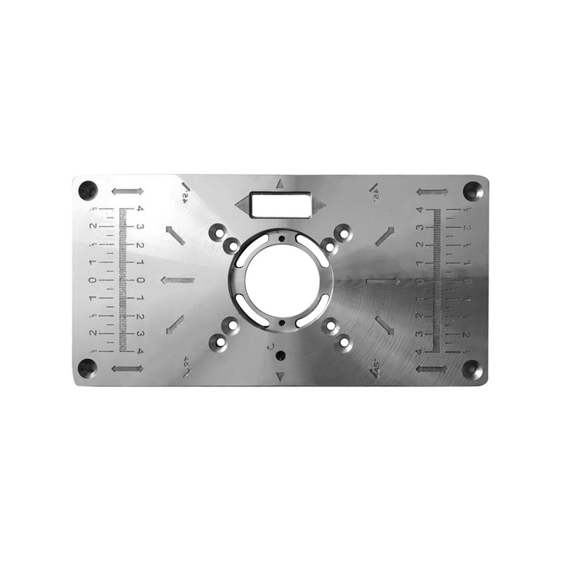 Multifunctional Router Table Insert Plate Woodworking Benches Aluminium Wood Router