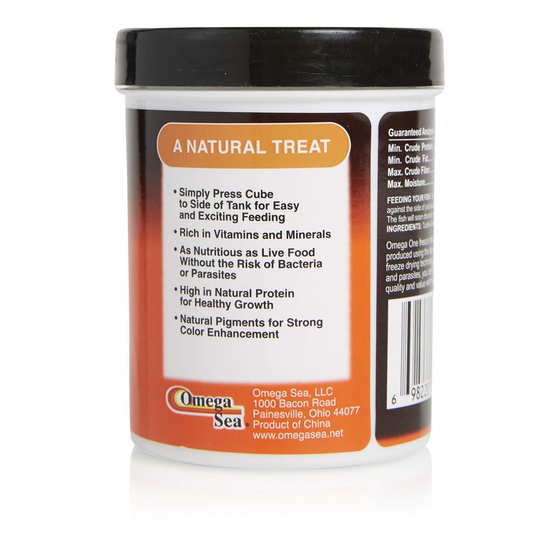 Omega One Freeze Dried Tubifex Worms