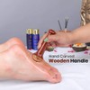 HealthandYoga(TM) BronzLift Kansa Face and Foot Massager - Ayurvedic Benefits