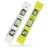 URASISTO 2 Pack Torpedo Level 9-INCH Level with 45°/90°/180° Bubbles, Small Measuring Tool