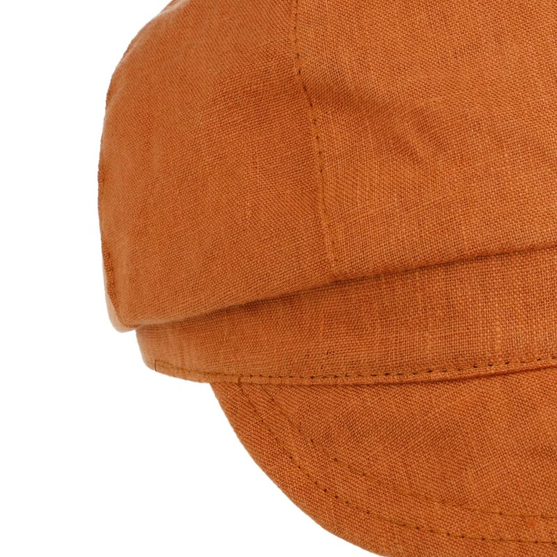 Lipodo Millefleurs Cap Wendemütze Newsboy Reversible Floral Solid 100% Linen