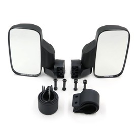 HTTMT- 8 inch Mirror Set UTV Side View High Impact Break Away Convex 1 5/8" - 2" Roll Cage