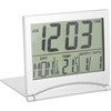 NITIUMI Alarm Clock, Large Screen, Slim Clock, Foldable, Thin, Small,