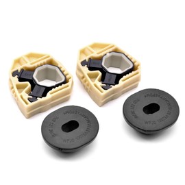 HAOTOM 2 x Radiator Water Tank Frame Upper Lower Bracket for A1 A3 for VW Beetle Caddy EOS Golf Golf Plus Passat Jetta Passat Polo Tiguan Touran for Skoda Fabia Yeti Superb for Seat Altea Ibiza Leon