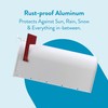 Architectural Mailboxes Admiral™ Rust-Proof Aluminum Metal Post Mounted Mail Box