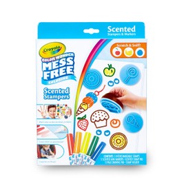 Crayola Color Wonder Scented Markers & Stamps Set, Mess Free Coloring for Toddlers, Gifts for Kids 3+