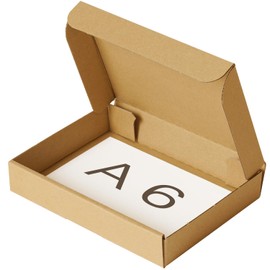 Earth Cardboard ID0404 Yu Packet, 1.2 inches (3 cm), A6, Cardboard Box, 20 Pieces, Mini Cardboard Boxes