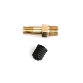 heyous 4pcs Air Tank Valve 1/8" Male NPT Brass Schrader Valve for Compressed Air Tank