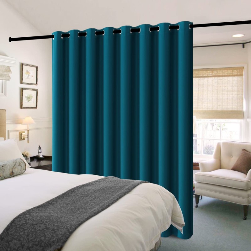 H.VERSAILTEX 100% Blackout Patio Curtains Thermal Insulated Curtains for Sliding