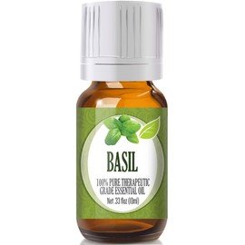 Healing Solutions 10ml Oils - Basil Essential Oil - 0.33 Fluid Ounces