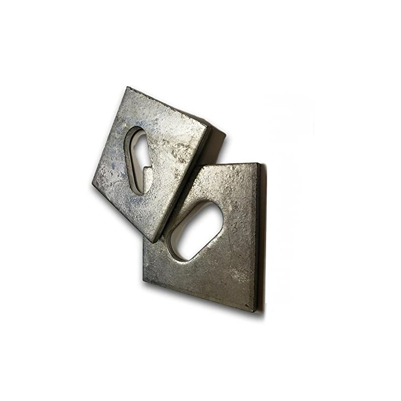 Pr-Mch 10, 3/4" x 3" x .25 Approx, Slotted Square