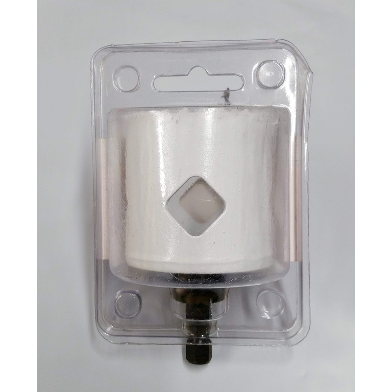 Blu-Mol 2-1/8" Hole Saw with Arbor, Bi-Metal, #6521