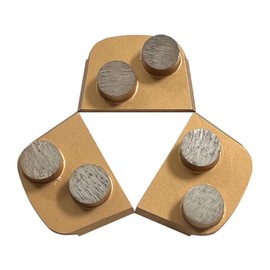 Diamond Grinding Discs for Lavina and Edco Magnatrap Grinders, Set of 3, Soft Bond, 18/20 Grit