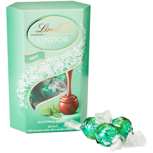 Lindt Lindor Milk Mint Chcolate Truffles 200g Verde coloración del cabello