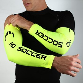 HO Soccer Academy, Manicotto antiabrasione da portiere, unisex, colore lime, 8