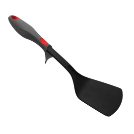 EKCO 47559 Volteador Liso con Mango Ergonómico Evolution, Negro