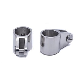 2pcs 19mm Bimini Slide clamp Stainless Steel Marine Grade Boat Fitting fits 3/4" inch Tube Pipe