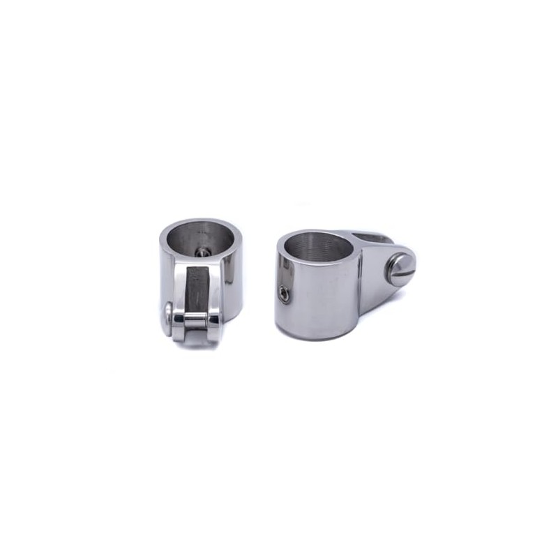 2pcs 19mm Bimini Slide clamp Stainless Steel Marine Grade Boat