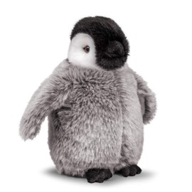Animigos World of Nature 24cm Plush Emperor Penguin Chick Soft Toy