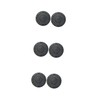 Gatuida 3sets Durable Calligraphy Inkstone Set Practical Ink Grinding Stones