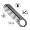 Chicago Comb Model 2 Carbon Fiber, Made in USA, Anti-static,