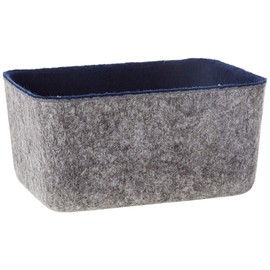 Three by Three 48090 Seattle Felt-Like-It! Deep Drawer Organizer, 6x4x2.75", Navy