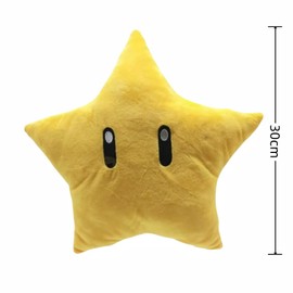 LAARNT 30 cm Yellow Star Plush Toy, Comfortable Cushion, Cute Stuffed Toy Plush Cushion Doll, Cartoon Stuffed Toy Doll, Decorative Cushion