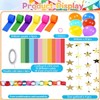 Rainbow Paper Chain Garland Party Decorations Include 400 Sheet Paper