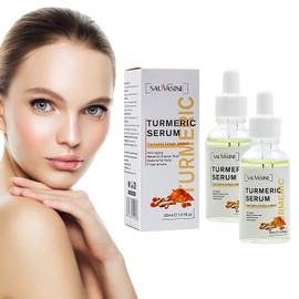 2 x Turmeric Dark Spot Corrector Serum, Turmeric Repair Face Serum, All Natural Skin Brightening Serum, Brightening Serum for Pimples and Dark Spots, for All Skin Types