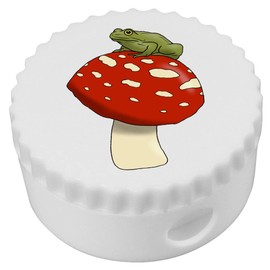 'Frog On Toadstool' Compact Pencil Sharpener (PS00033991)
