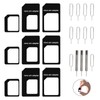 16 Pcs 4 in 1 SIM Card Adapter with Removal