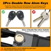 ATOM Keys Steering Wheel Lock Anti-Theft Device - Adjustable Length