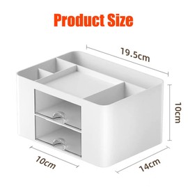LOMUG Desk Organiser, Children's Drawer Organiser, Multifunctional Pen Holder, Organiser for Home, Office and School