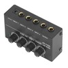 4 Channel Mixer Black Ultra Low Noise 4 Channel Compact