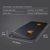 SucceBuy 3-Inch Rubber Threshold Ramp, 35.5 x 18 In Non-Slip