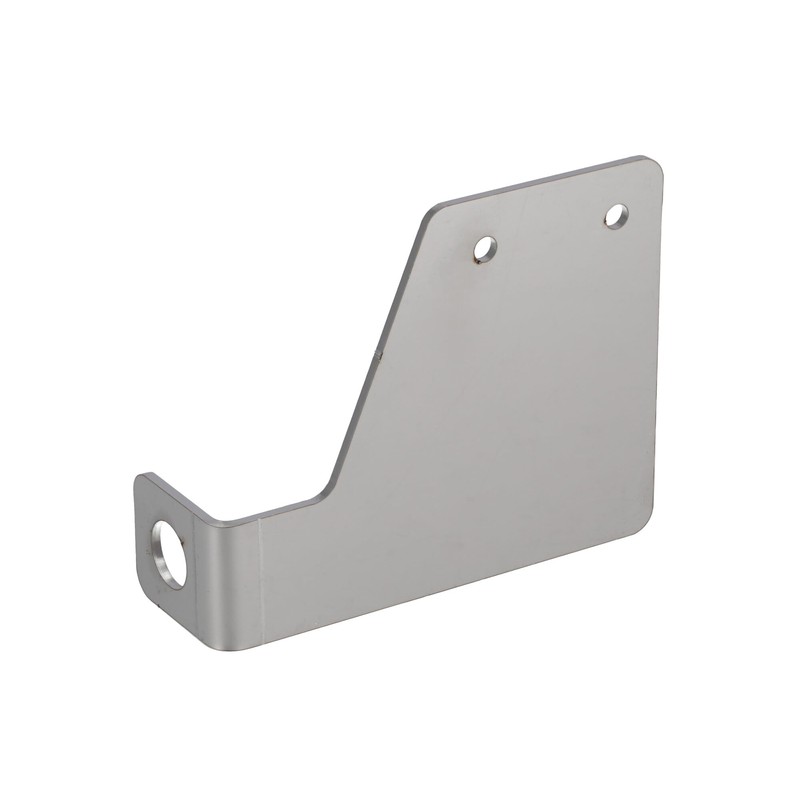License plate holder side, made of stainless steel, with mounting