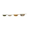 Creative Co-Op Hand-Painted Stoneware Measuring Cups, 6" L x 4"