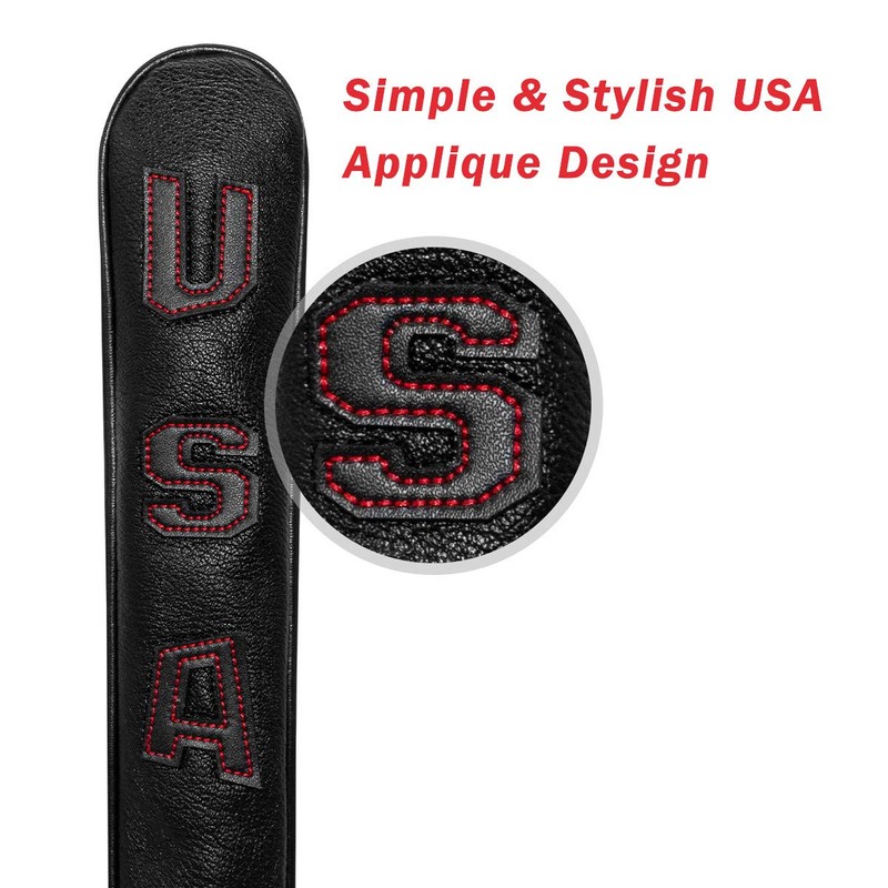 barudan golf Alignment Stick Cover (Blue, White,Black,Red,) (Red)