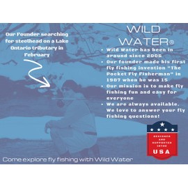 Wild Water Fly Fishing Black and Chartreuse Concave Face Mini Panfish Popper Qty. 4 Size 10 for Panfish & Small bass