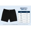 Meripex Apparel Men's 5.5" Inseam Elastic-Waist Shorts (XX-Large, Jet Black)