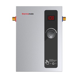 thermomate Tankless Water Heater Electric, 8kW at 240 Volt, On Demand Instant Hot Water Heater for Point of Use, Self-Modulating Save Energy, Save Space, 1.56GPM at 35°F Rise
