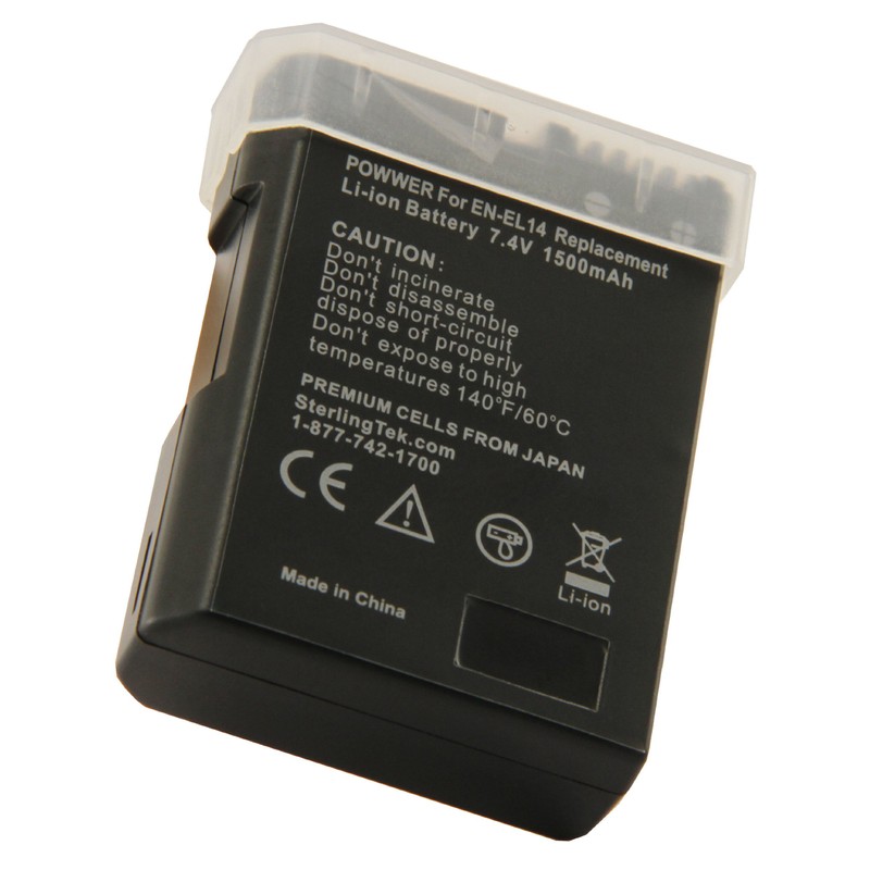 STK EN-EL14 EN-EL14a Battery Pack for Nikon D3200 D3400 D3500
