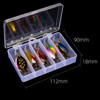 10pcs Fishing Lures Set Spinnerbait Assorted Metal Hard Lures Baits